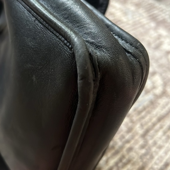 Vintage 90s COACH Station Bag 5130 Black Made in USA EUC - Picture 5 of 12